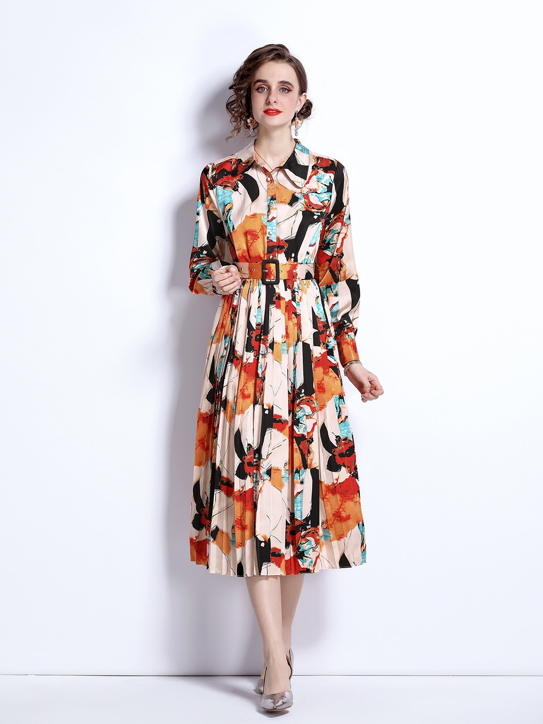 

JC Collection Multicoloured Floral Midi Dress, Multi