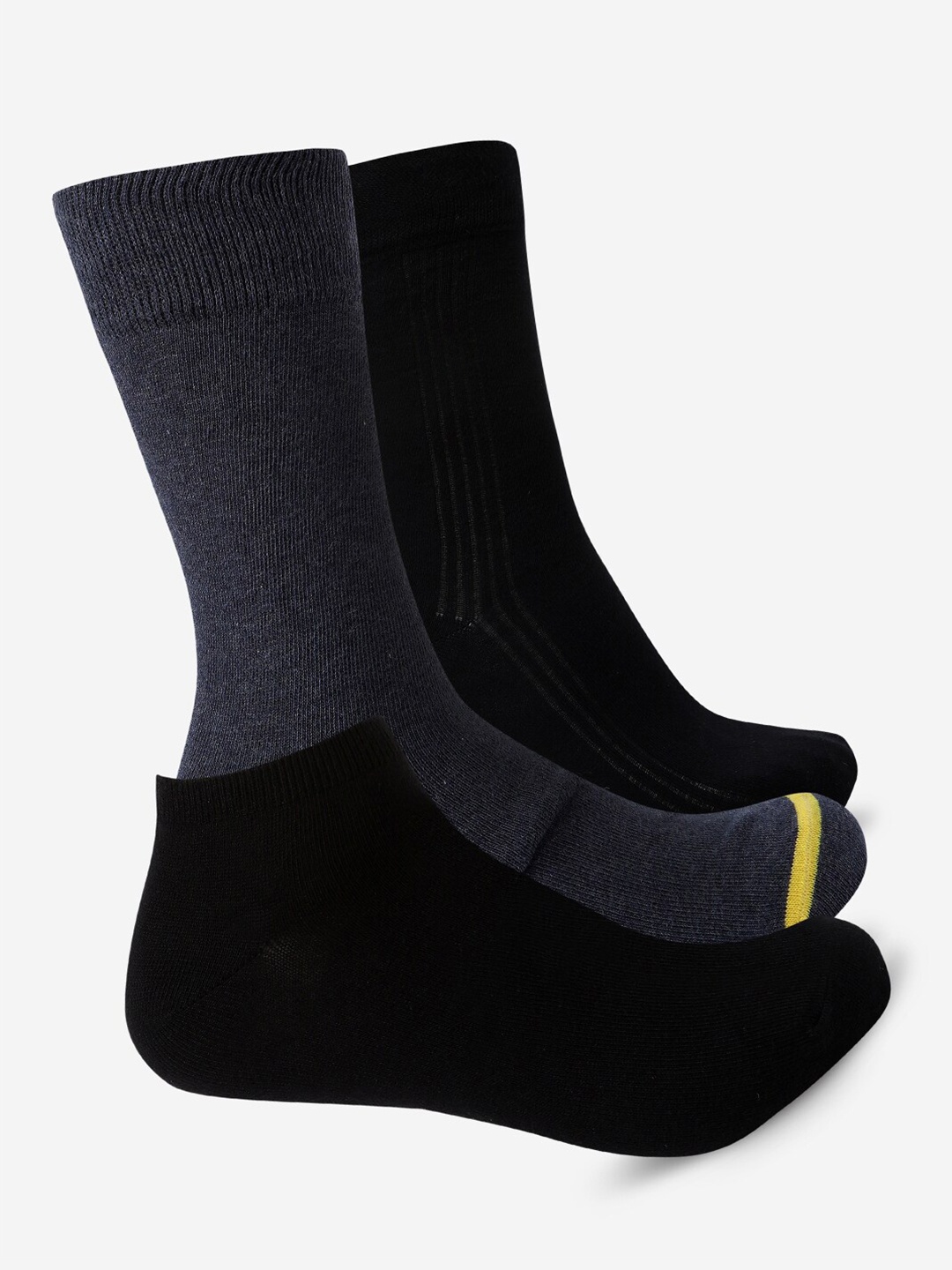 

Smarty Pants Unisex Pack Of 3 Assorted Calf-Length Cotton Socks, Multi