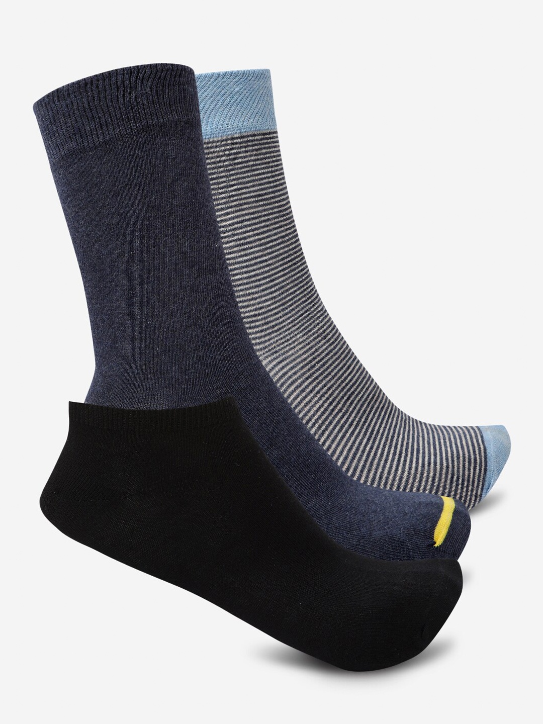 Smarty Pants Unisex Set Of 3 Socks, Grey