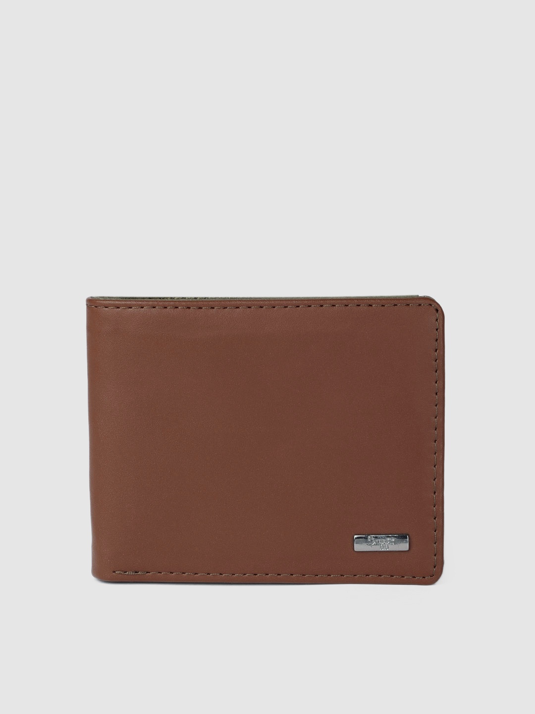 

Baggit Men Brown Solid Two Fold Wallet