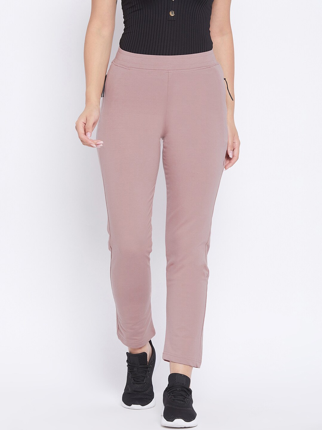 

Okane Women Pink Solid Track Pants