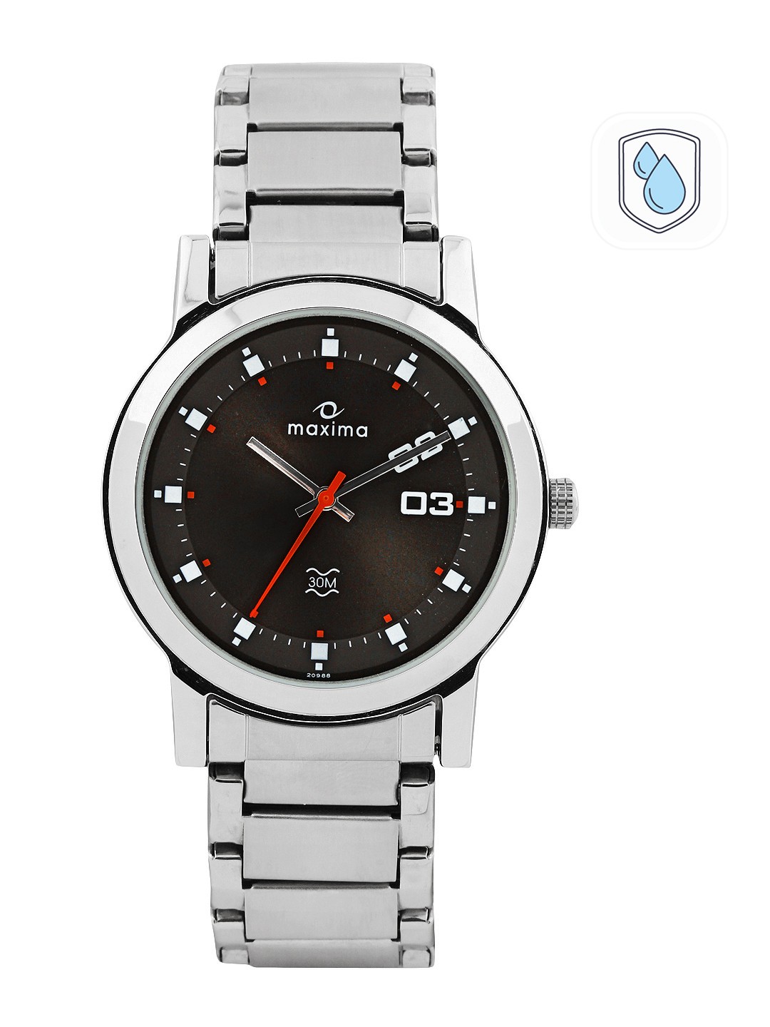 

Maxima Men Black Dial Watch