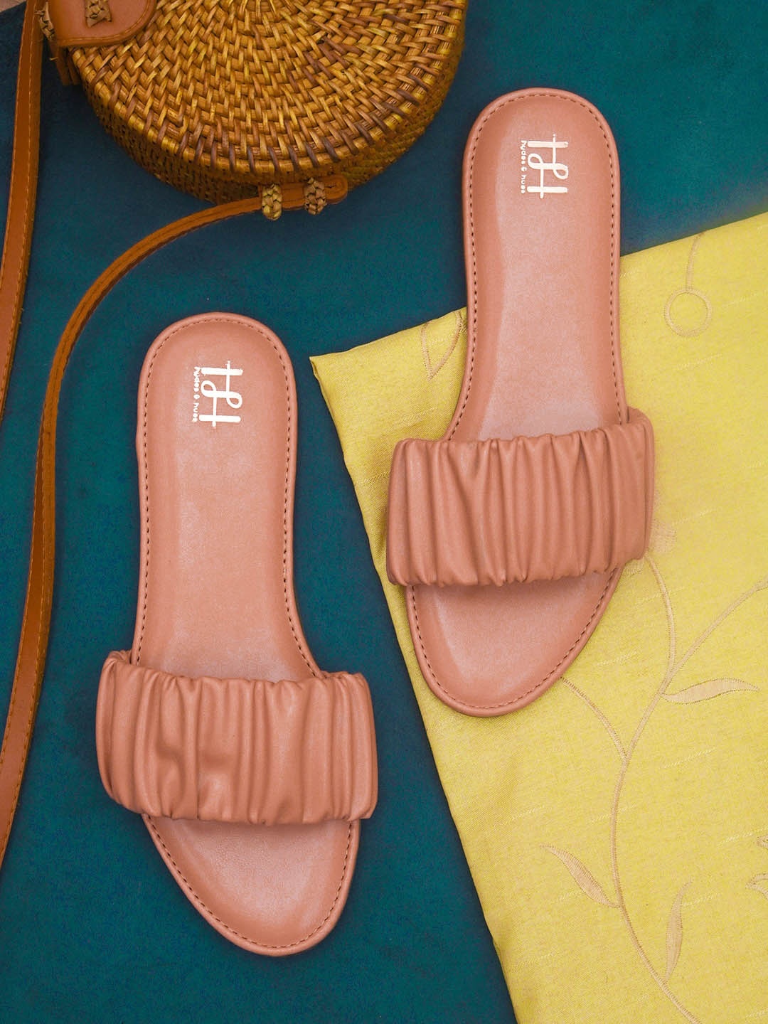 

Hydes N Hues Women Pink Solid Slip-On Flats