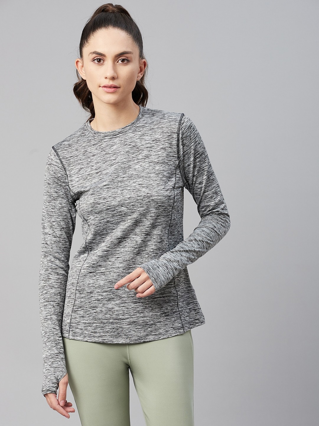 

Marks & Spencer Grey & Black Print Top