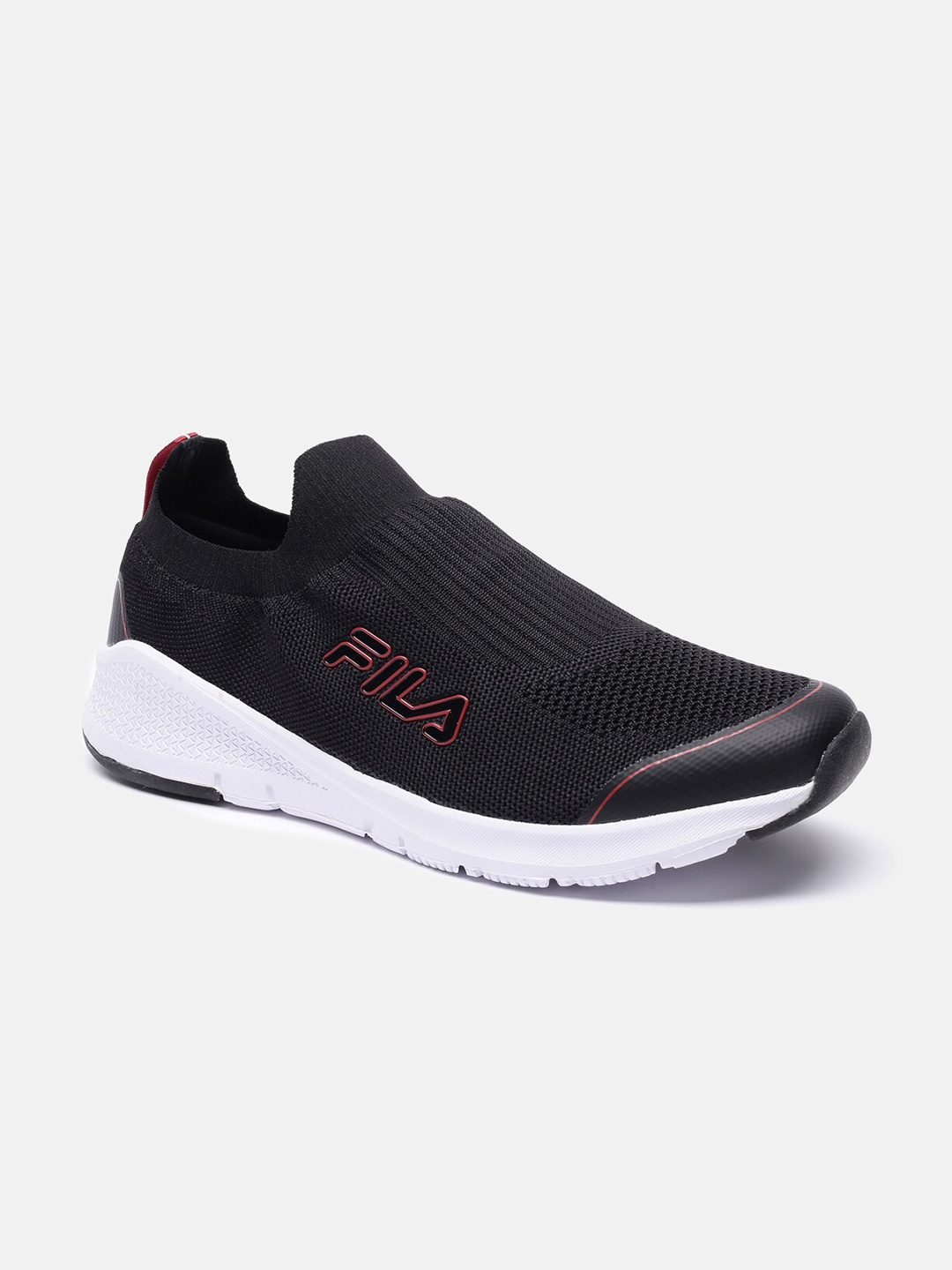 

FILA Men Black Running Non-Marking Shoes