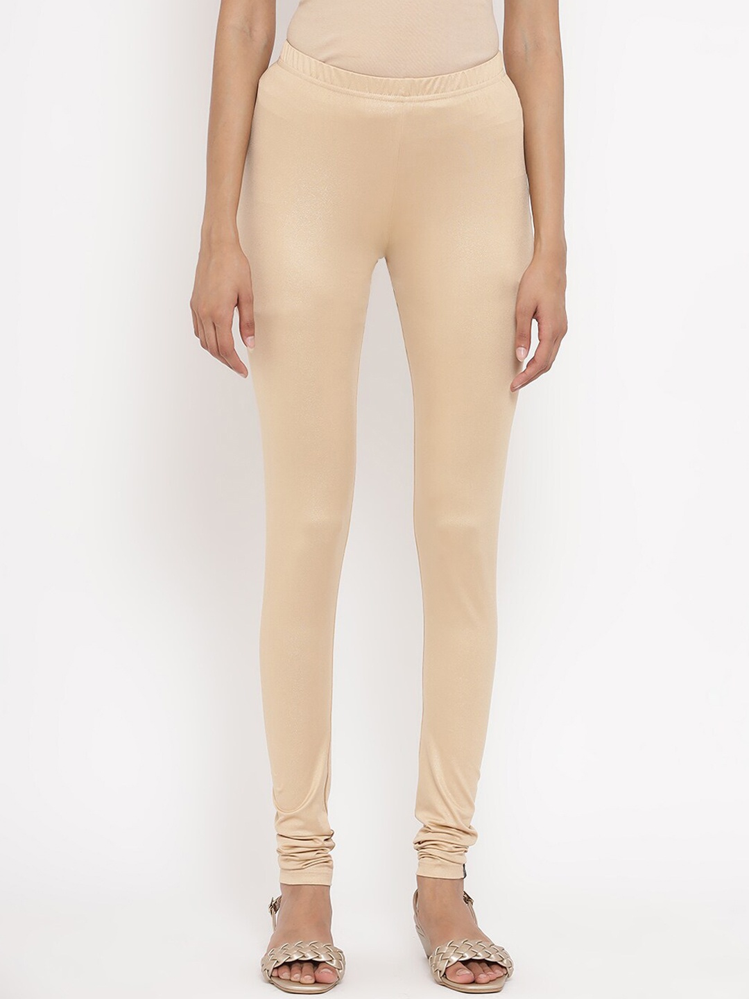 

elleven Women Rose Gold Solid Churidar