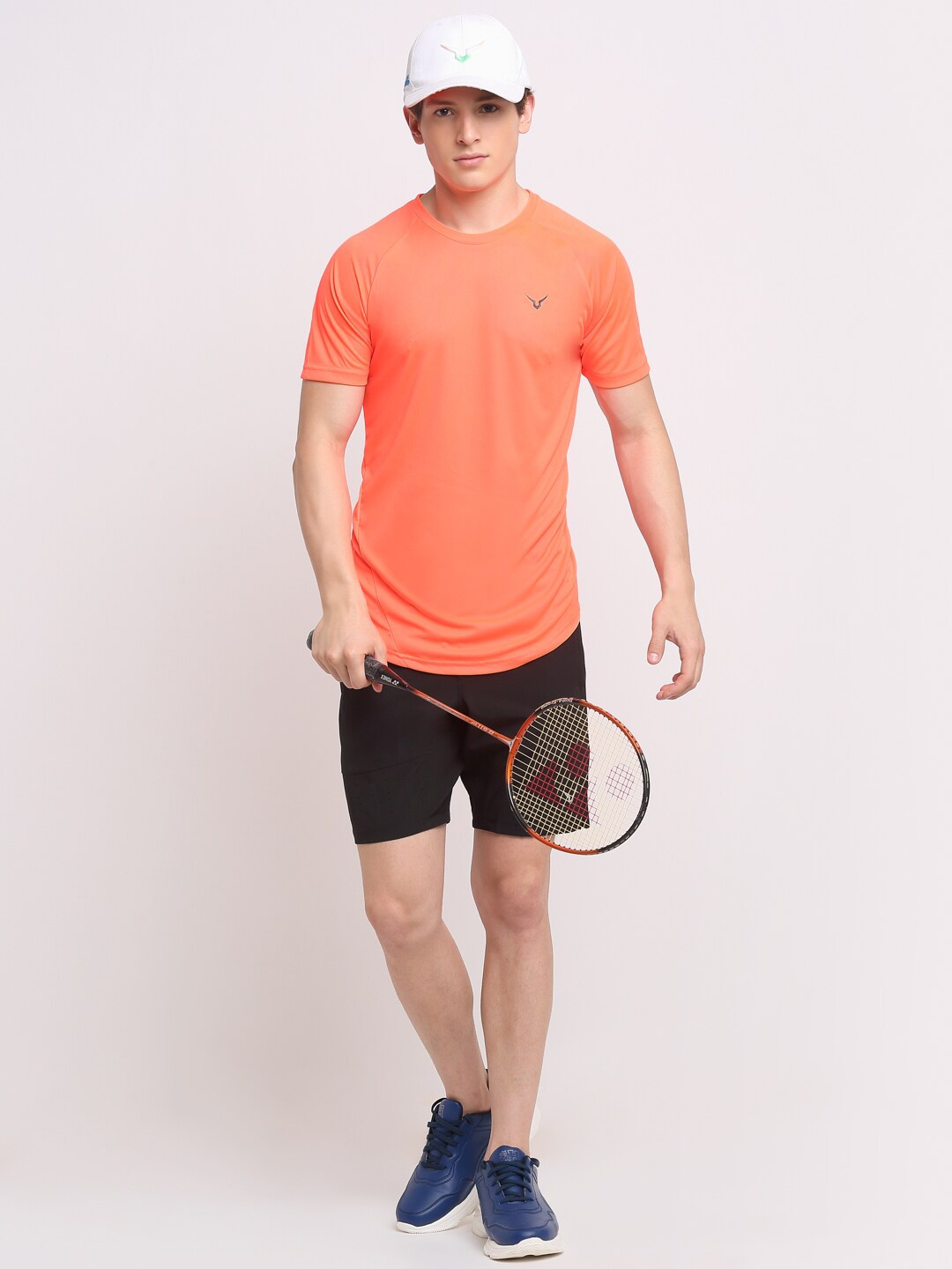 

Invincible Men Round Neck Tee, Orange