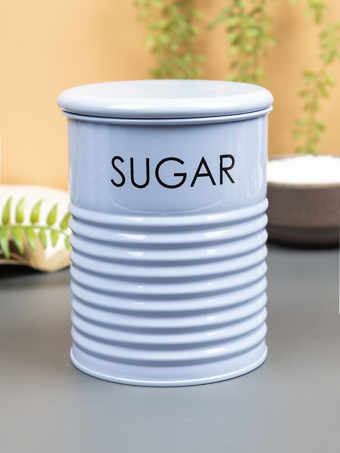 

MARKET99 Blue Printed Jar With Lid 900 ml
