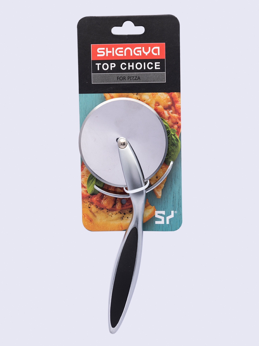 

MARKET99 Silver-Toned Pizza Cutter