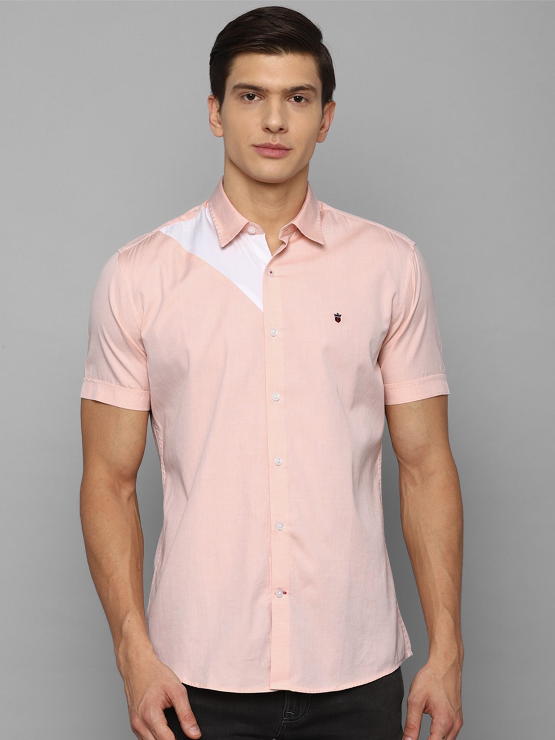 

Louis Philippe Sport Men Pink Slim Fit Casual Shirt 100% Cotton
