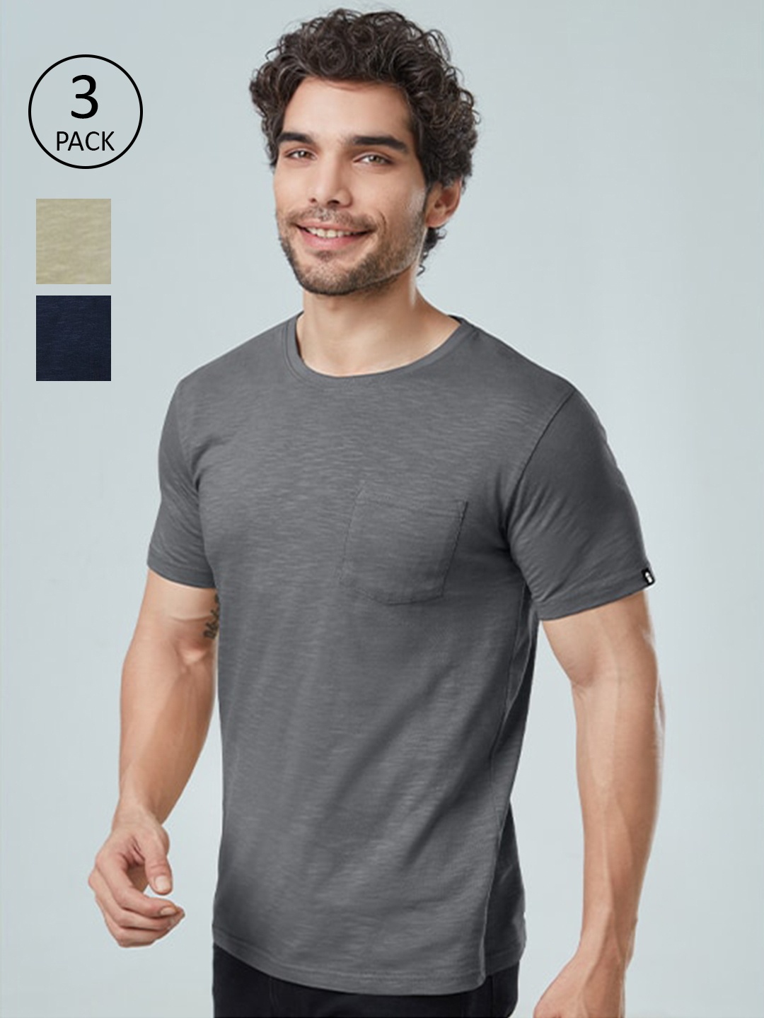 

The Souled Store Men Multicoloured Typography T-shirt, Multi