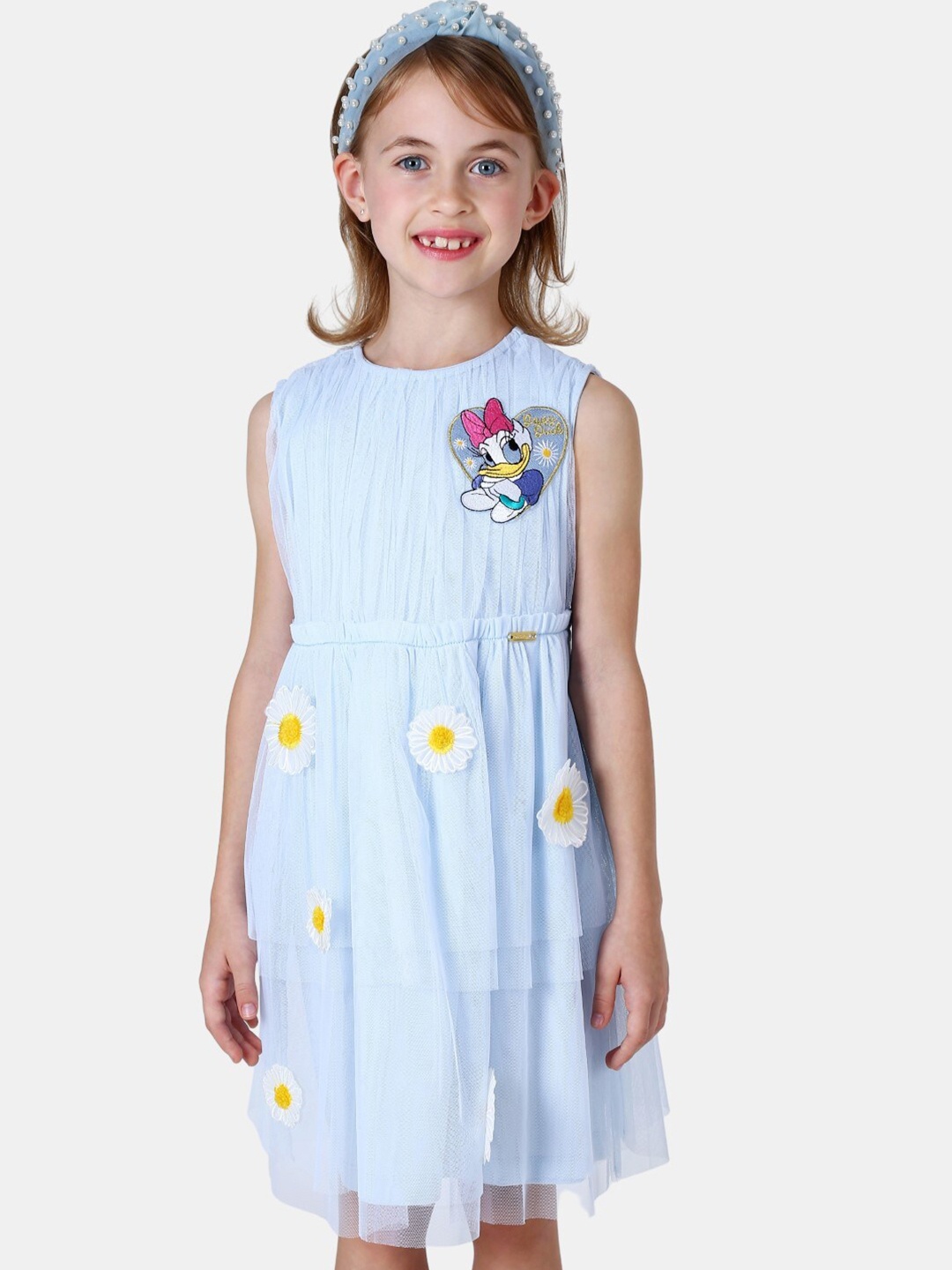 

One Friday Girls Blue Floral Dress