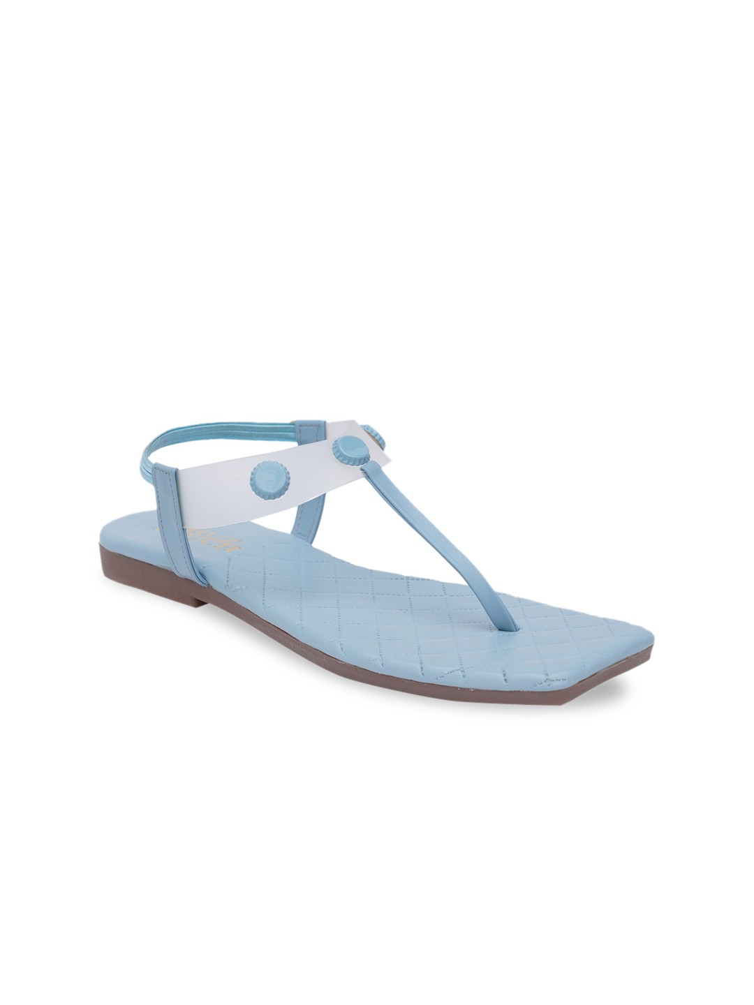 

SHUZ TOUCH Women Blue T-Strap Flats