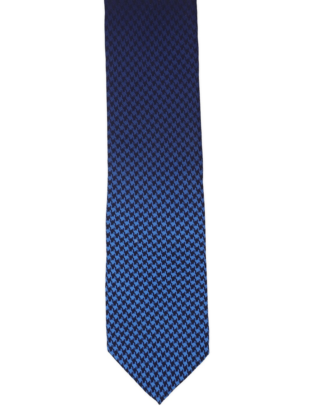 

Van Heusen Men Blue Printed Skinny Tie