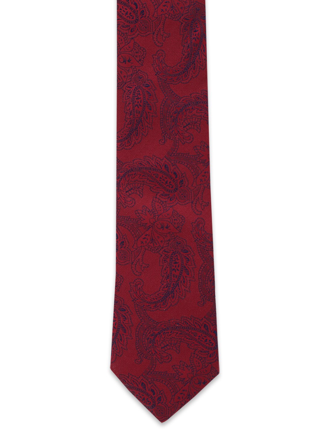 

Van Heusen Men Maroon Printed Broad Tie