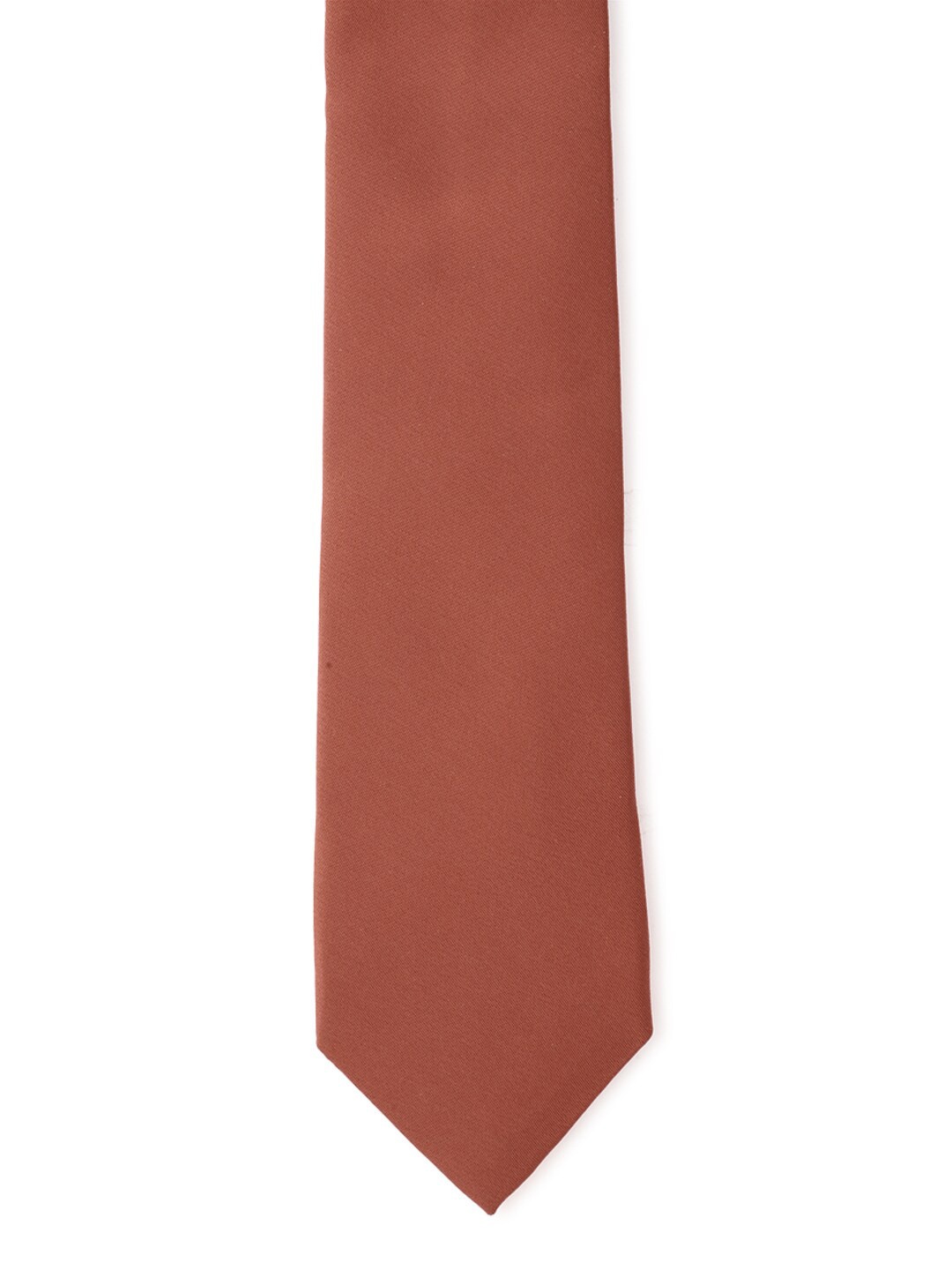 

Van Heusen Men Brown Solid Broad Tie