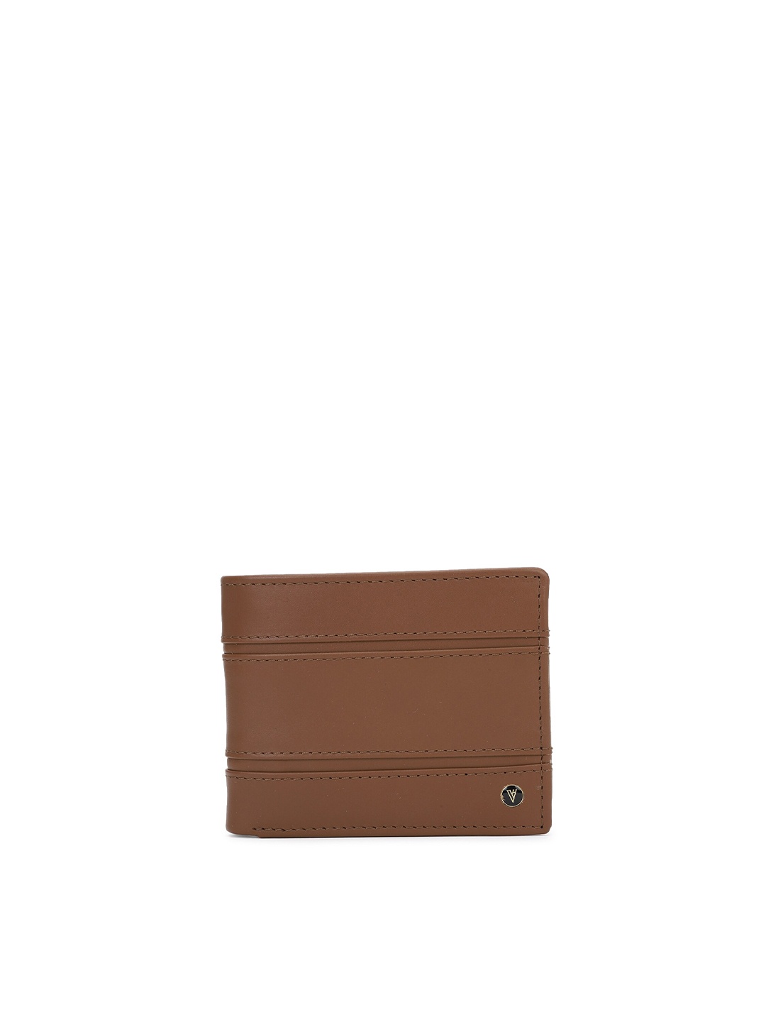 

Van Heusen Men Brown Leather Two Fold Wallet
