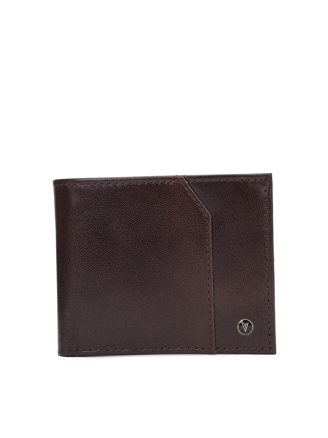 

Van Heusen Men Brown Leather Two Fold Wallet