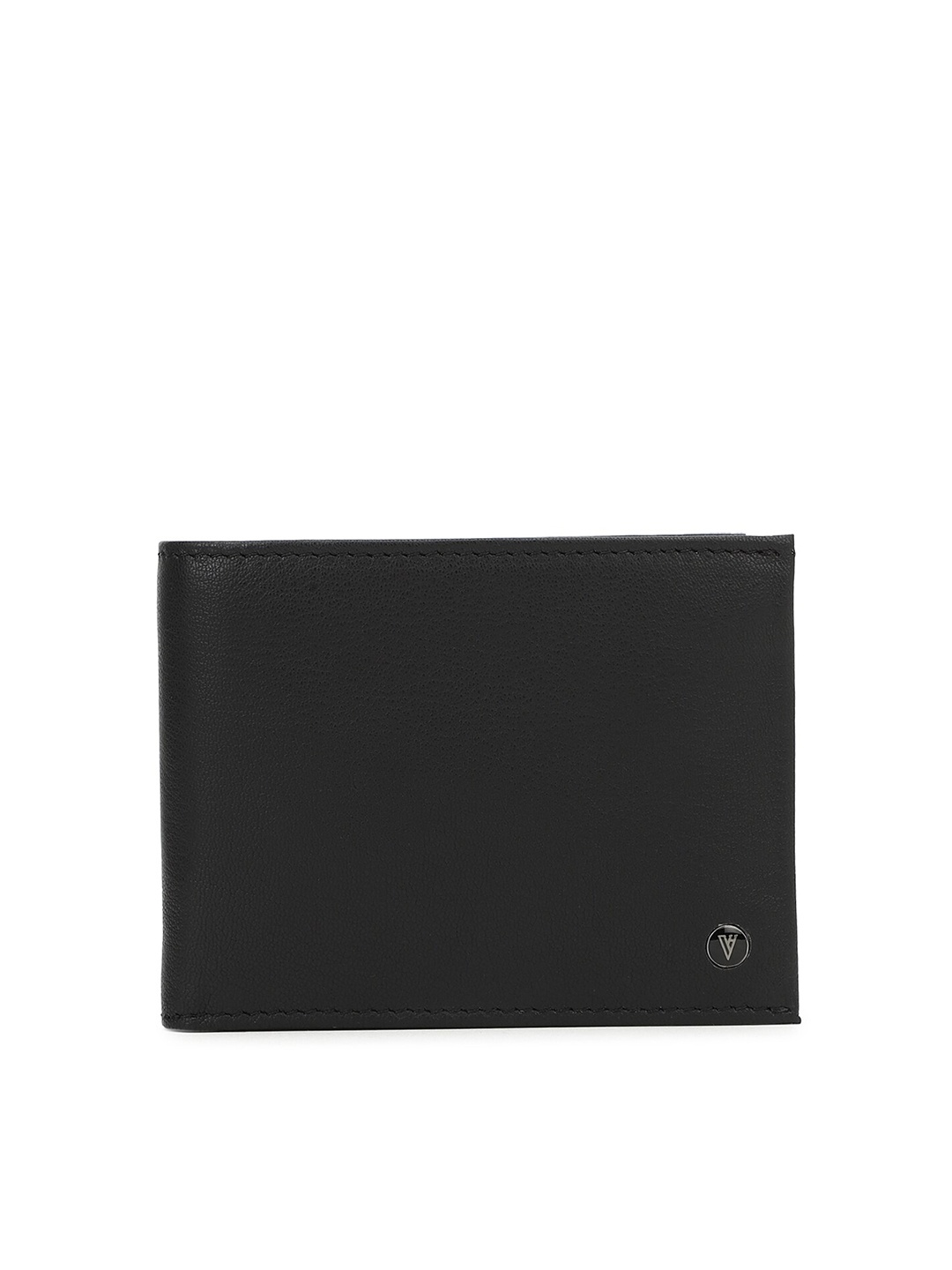 

Van Heusen Men Black Leather Two Fold Wallet