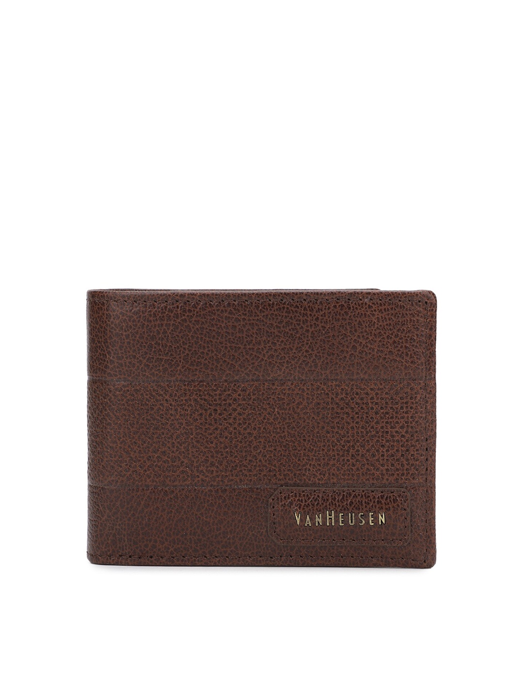 

Van Heusen Men Brown Leather Two Fold Wallet