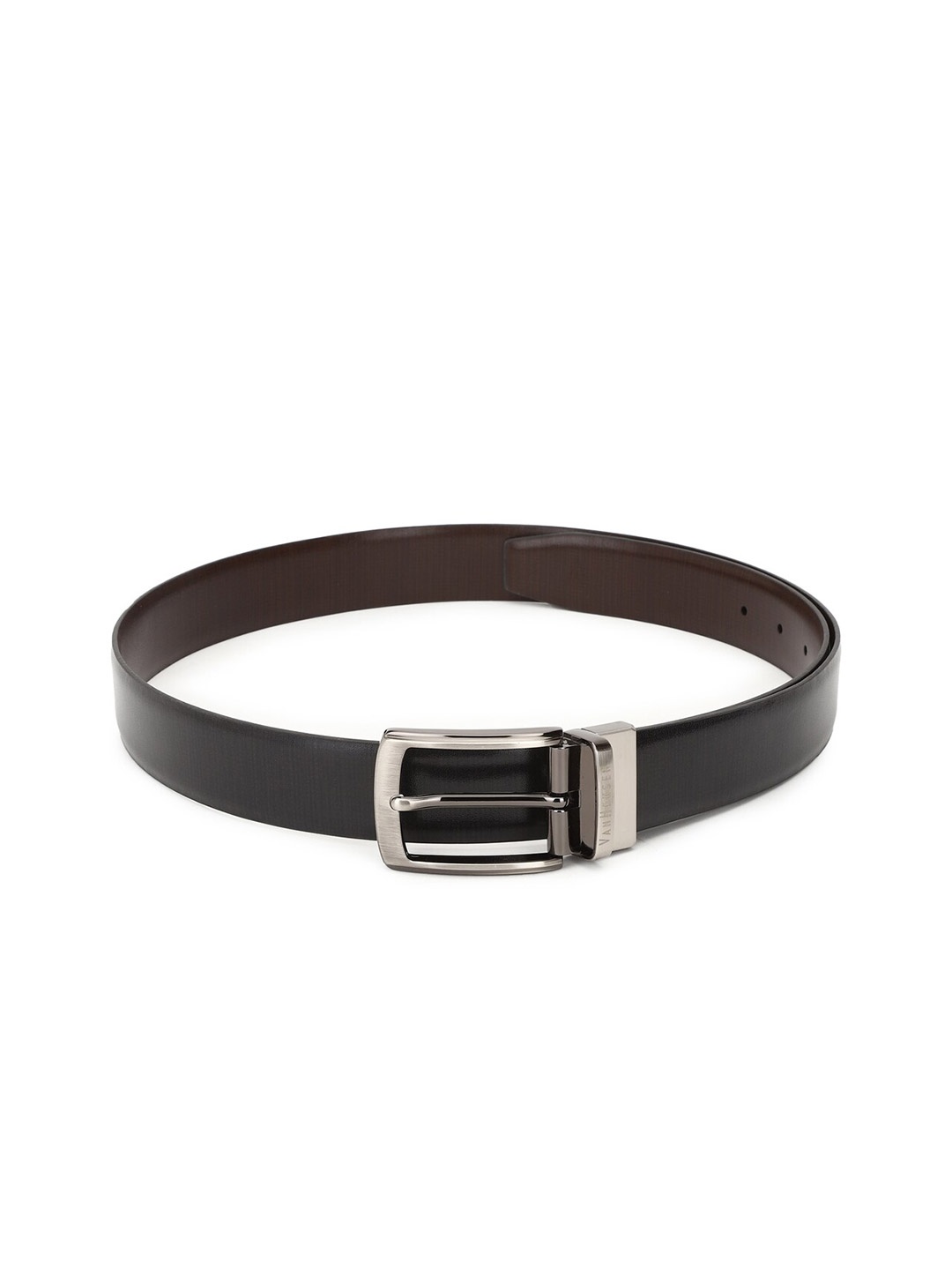 

Van Heusen Men Black Leather Formal Belt