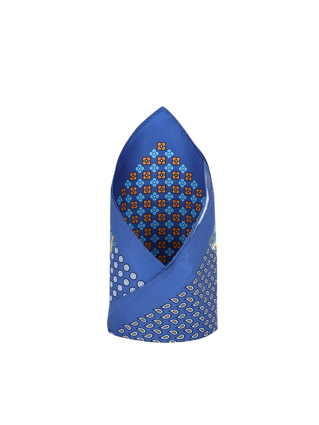 

Van Heusen Men Blue Printed Pocket Square