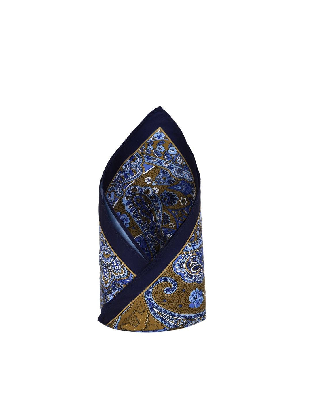 

Van Heusen Men Blue & Beige Printed Pocket Square