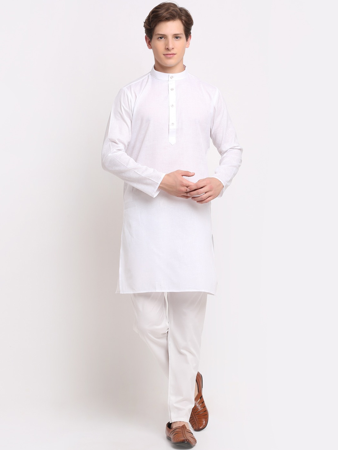 

LacyLook Men White Kurta