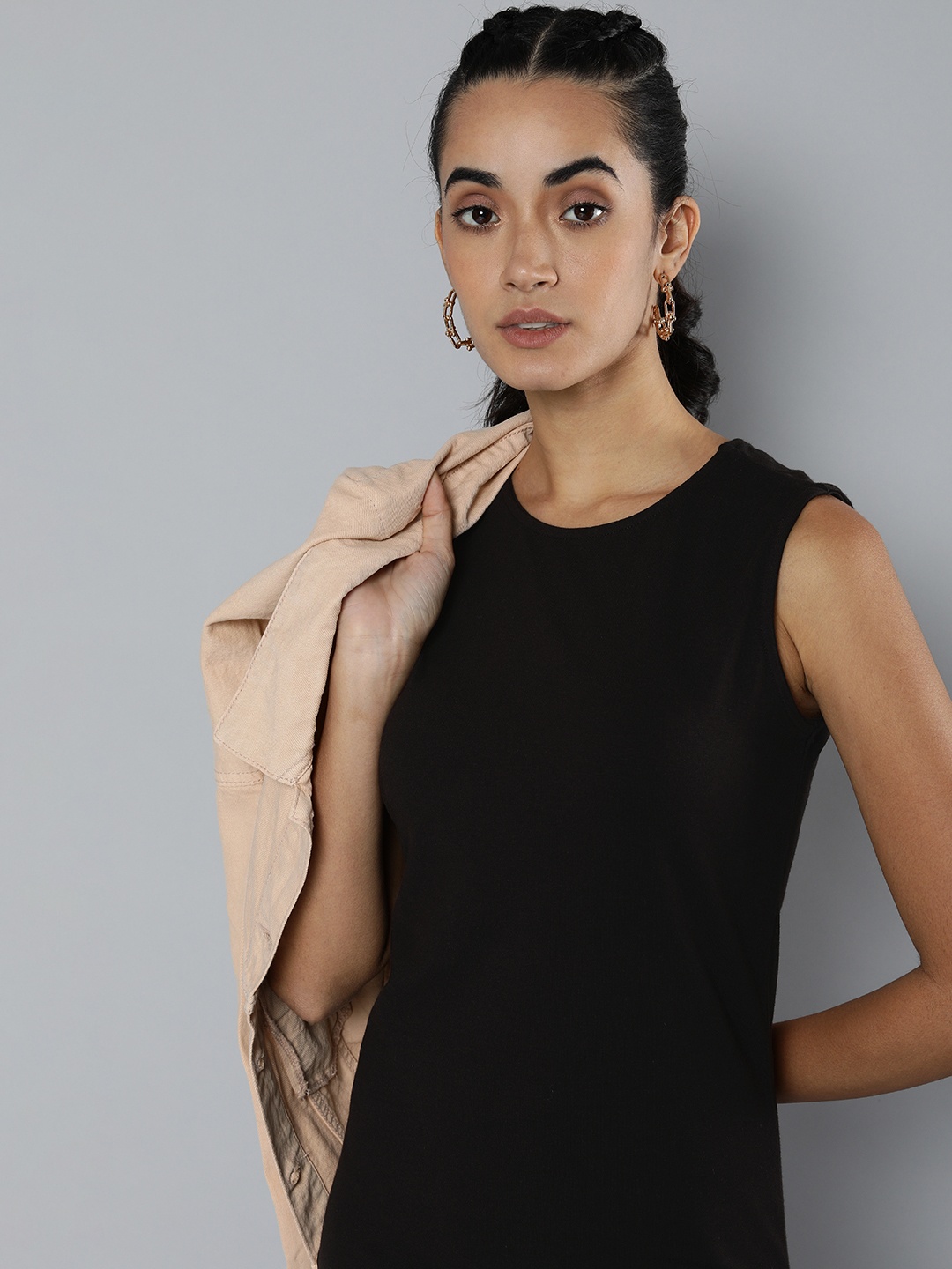 

HERE&NOW Black T-shirt Dress