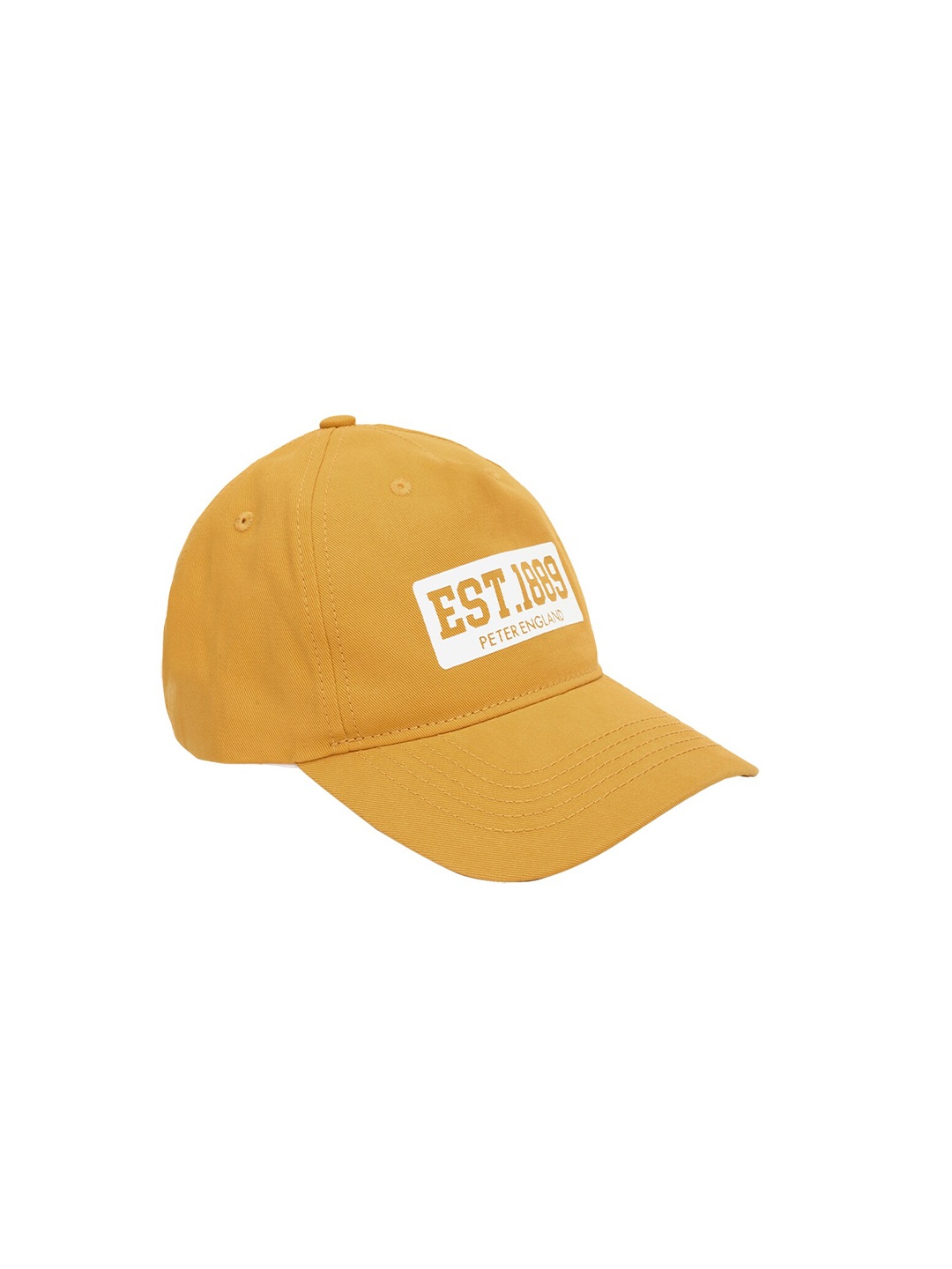 

Peter England Men Yellow & White Printed Cotton Baseball Cap