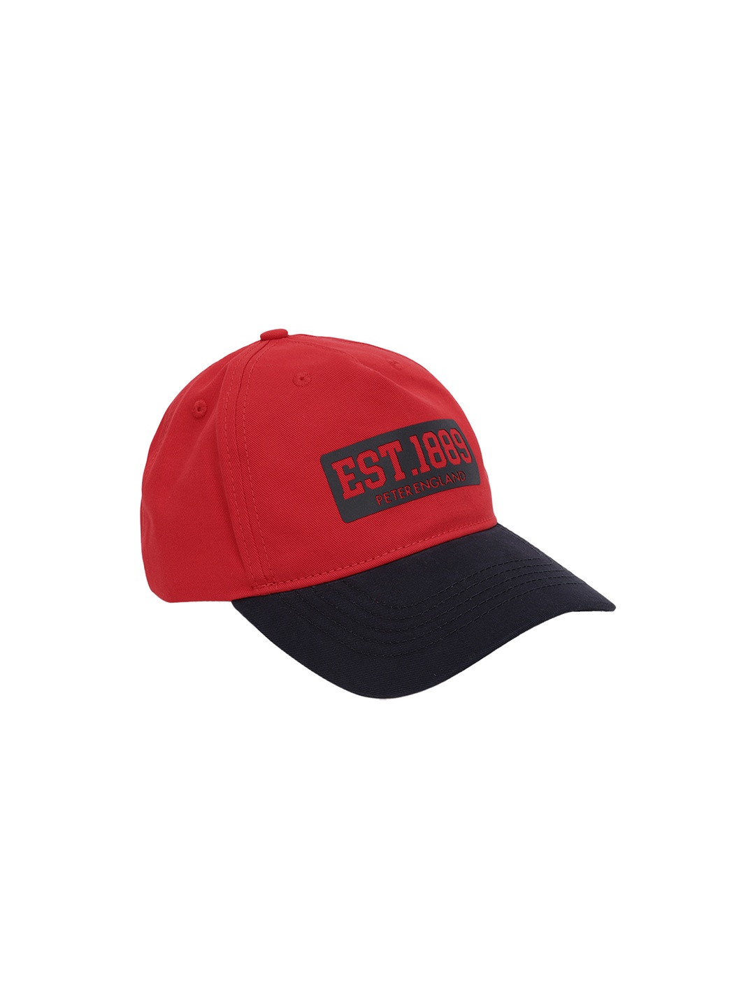 

Peter England Men Red & Black Printed Baseball Cap