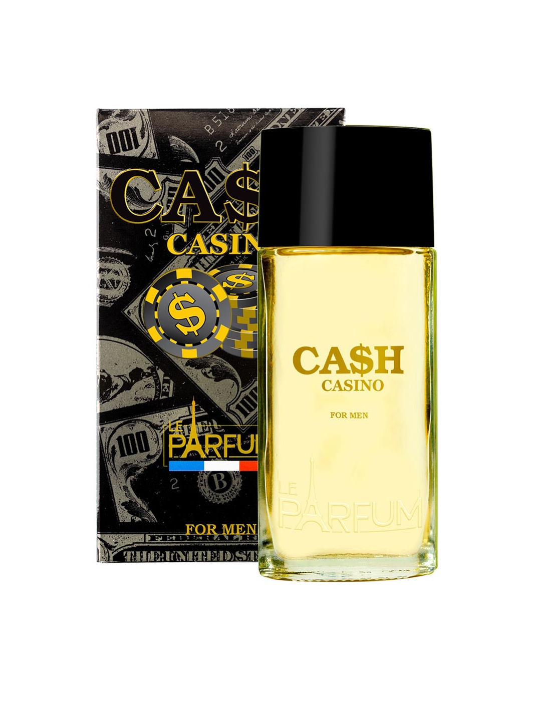 

LE PARFUM DEFRANCE Men Cash Casino Eau De Toilette 75 ml, Yellow