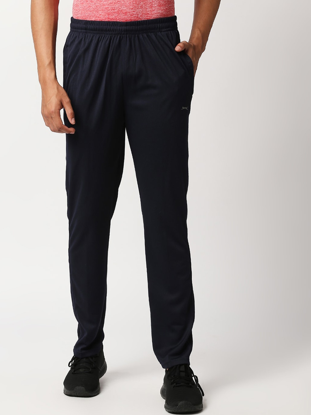 

Black Panther Men Navy Blue Solid Track Pants