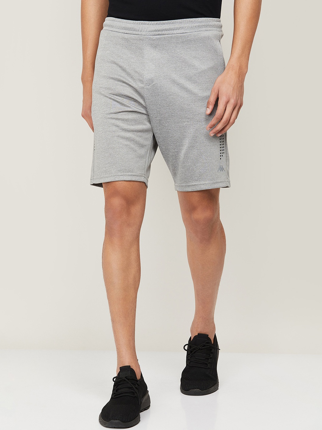 

Kappa Men Grey Cotton Sports Shorts