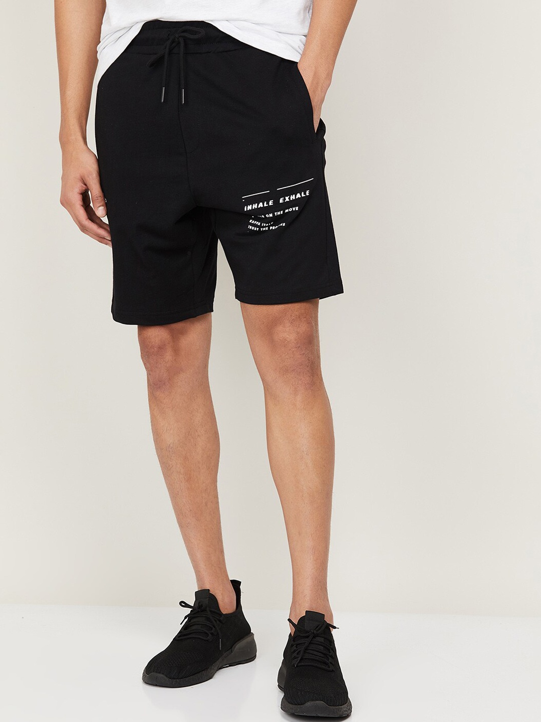 

Kappa Men Black Regular Shorts