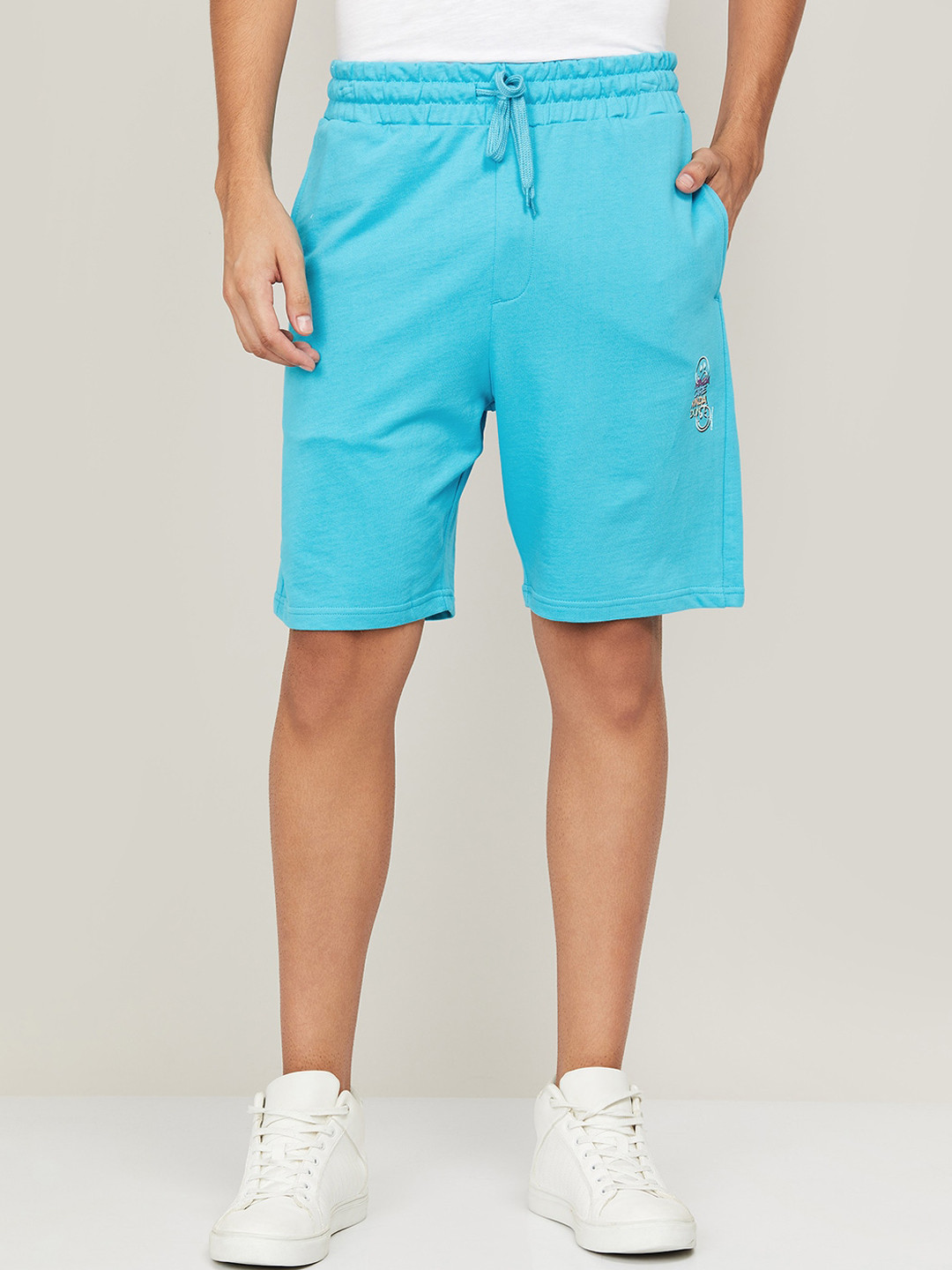 

SmileyWorld Men Blue Slim Fit Shorts