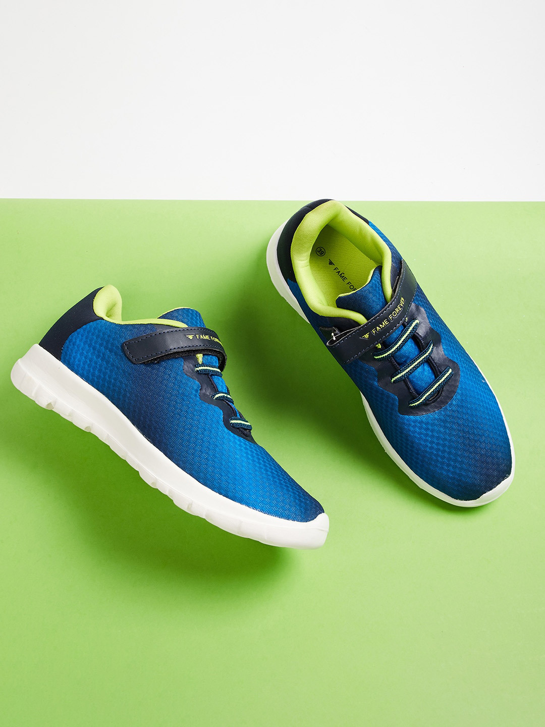 

Fame Forever by Lifestyle Boys Blue Colourblocked PU Sneakers