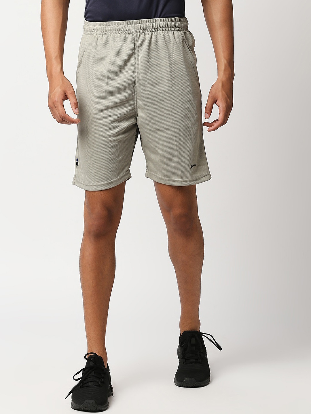 

Black Panther Men Beige Solid Sports Shorts