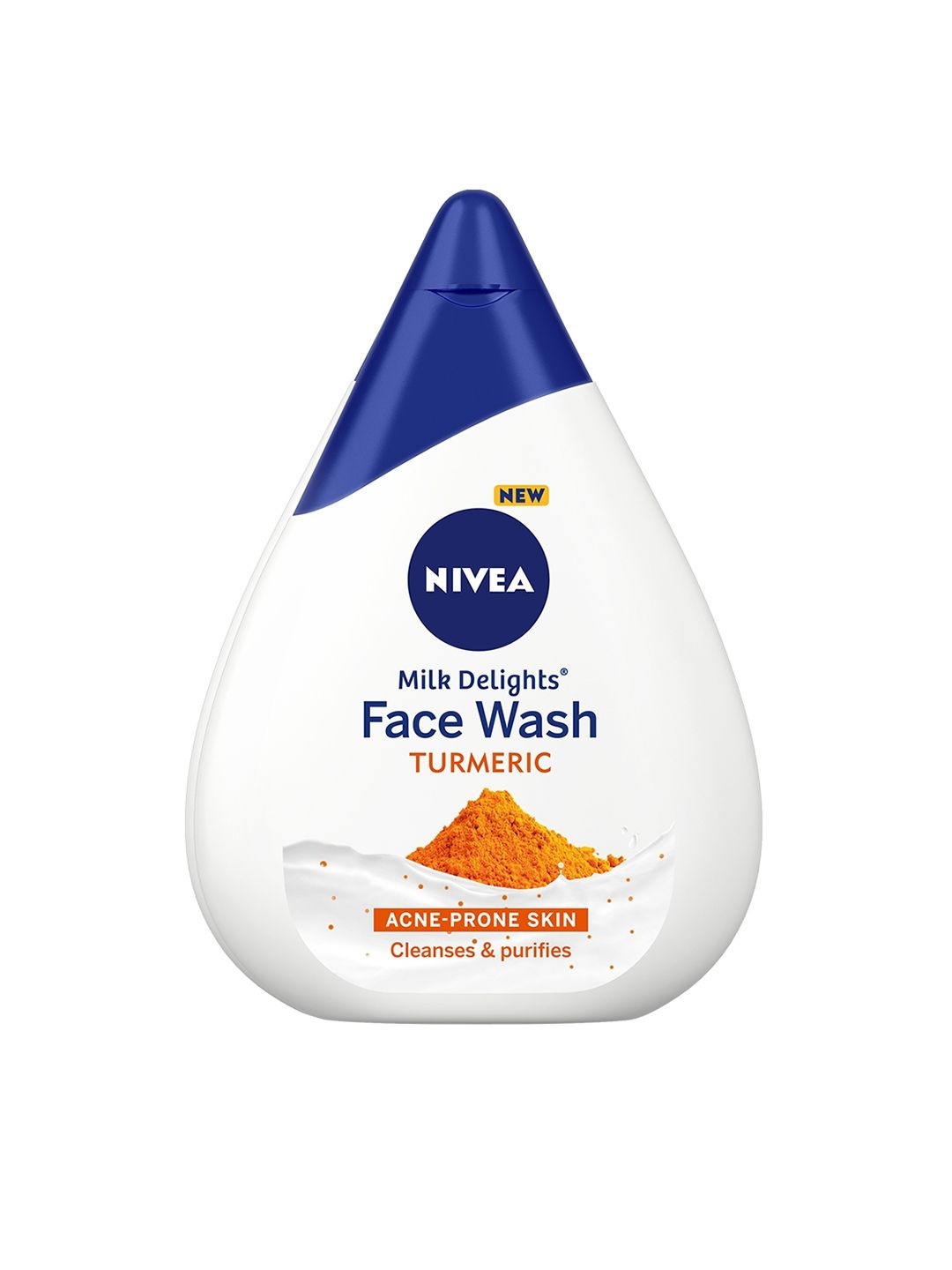 

Nivea Milk Delights Acne-Prone Skin Face Wash with Turmeric 100 ml, White