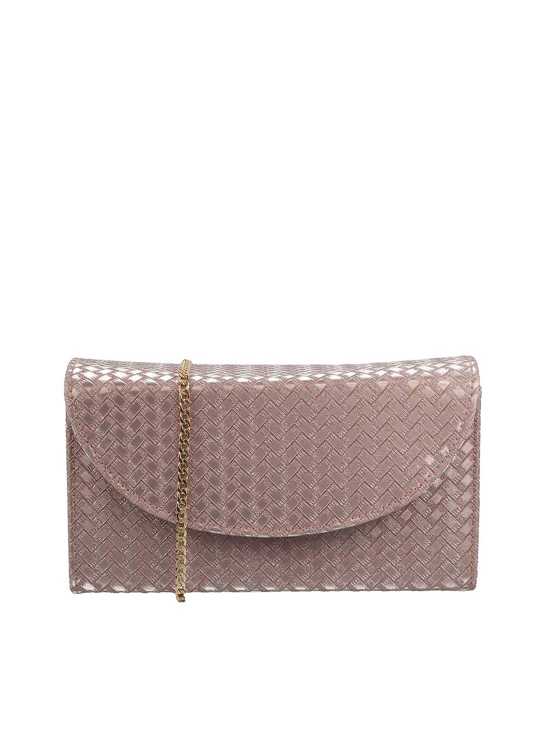 

Mochi Rose Textured Envelope Clutch