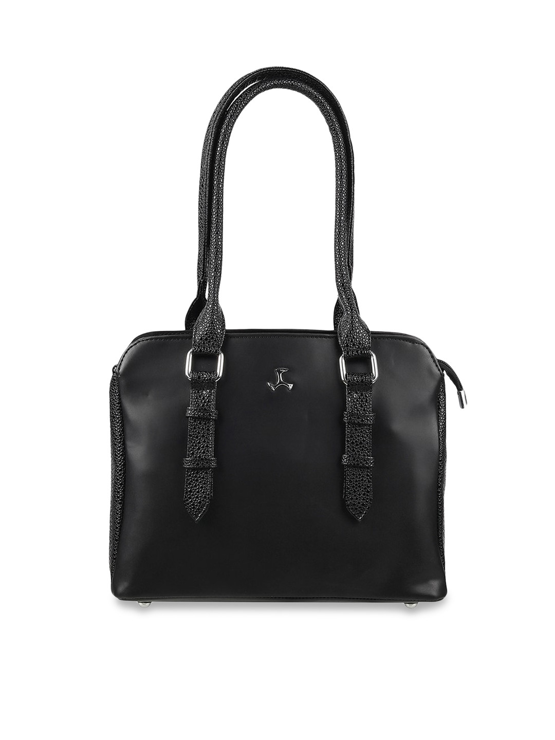 

Mochi Black Structured Shoulder Bag