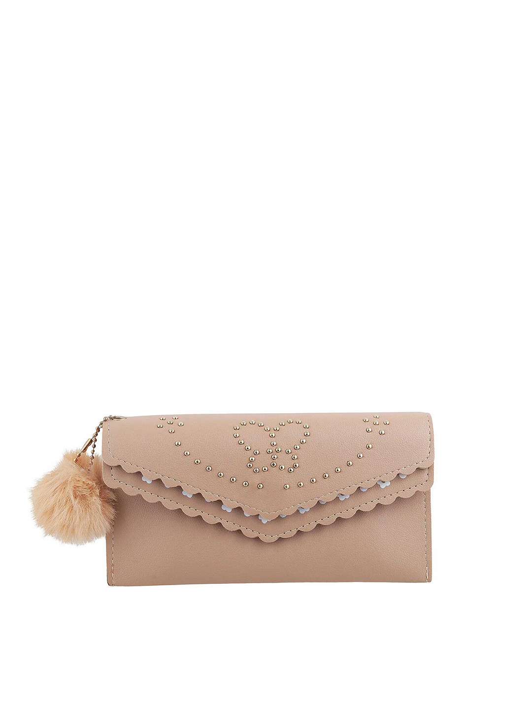 

WALKWAY by Metro Beige Envelope Clutch