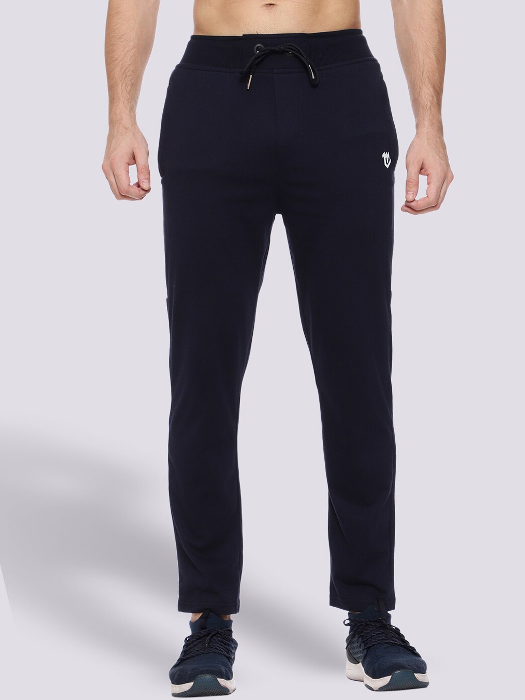 

Mark Leute Men Navy Blue Solid Track Pants