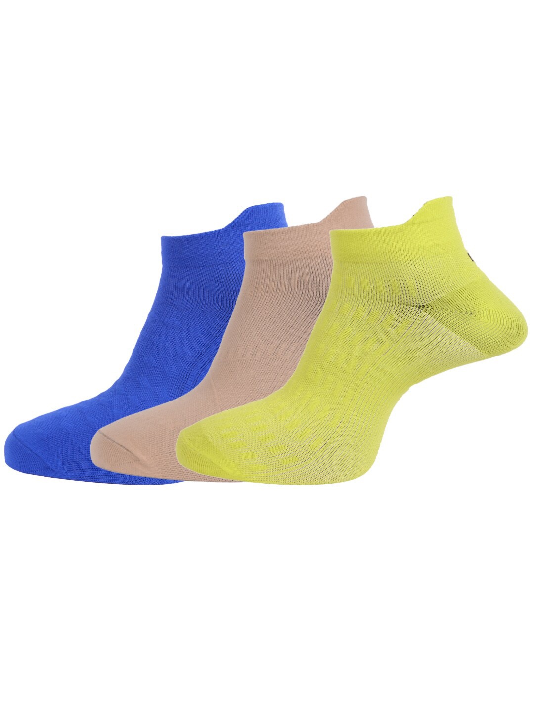 

Dollar Socks Men Pack of 3 Assorted Ankle-Length Cotton Socks