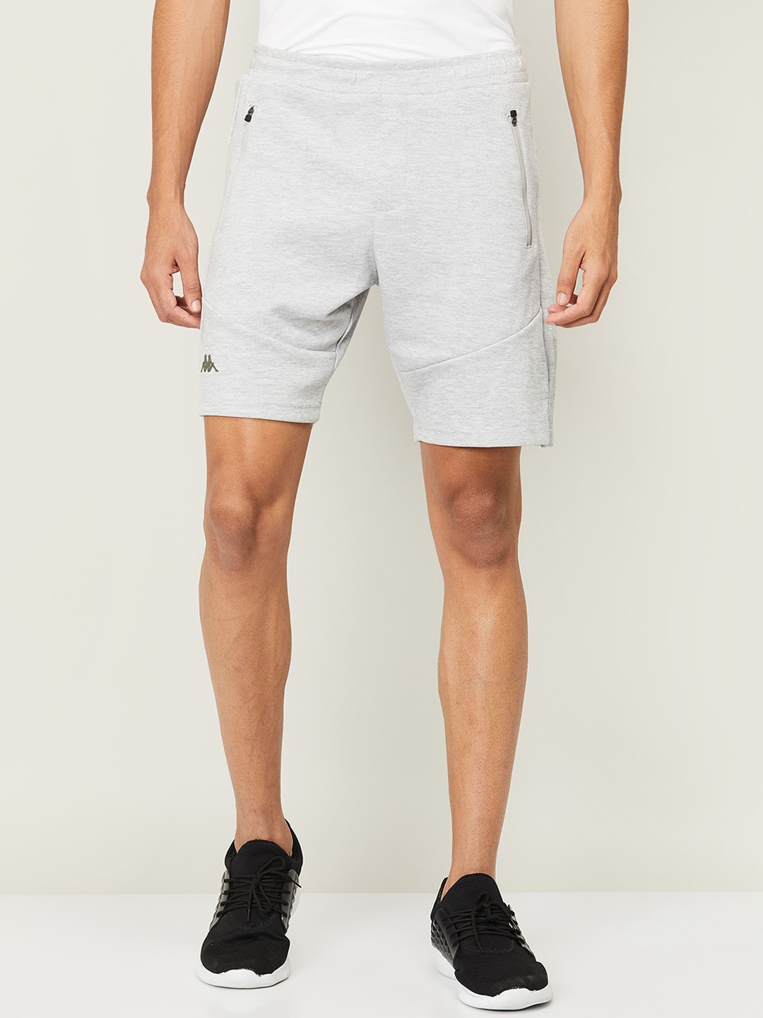 

Kappa Men Grey Training or Gym Sports Shorts