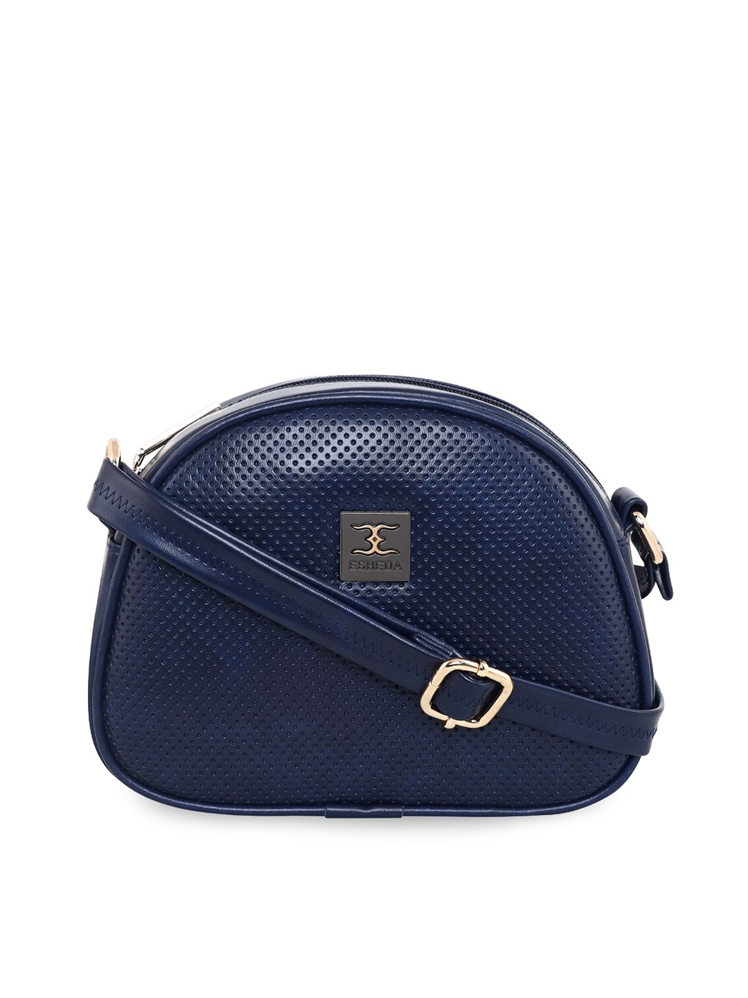 

ESBEDA Blue PU Navy Blue Color Tiny Dots Sling Bag For Womens