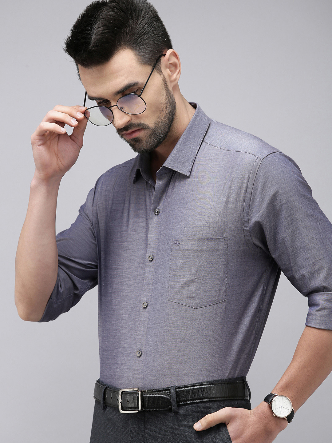 

Arrow Men Blue Original Slim Fit Pure Cotton Formal Shirt