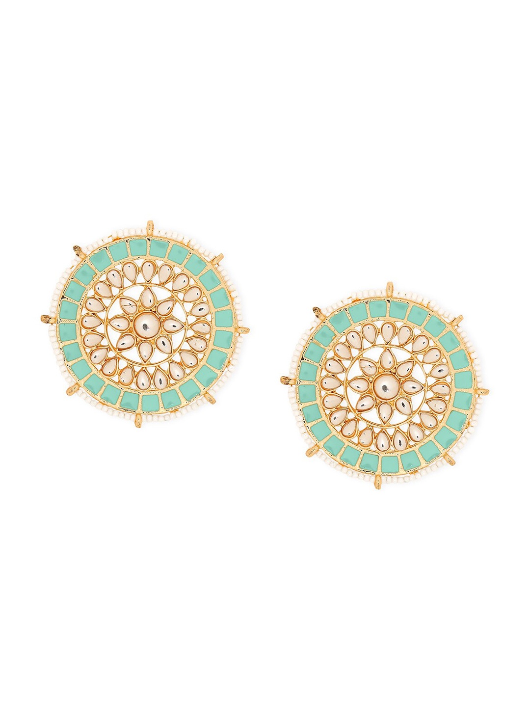 

Mahi Green Contemporary Studs Earrings