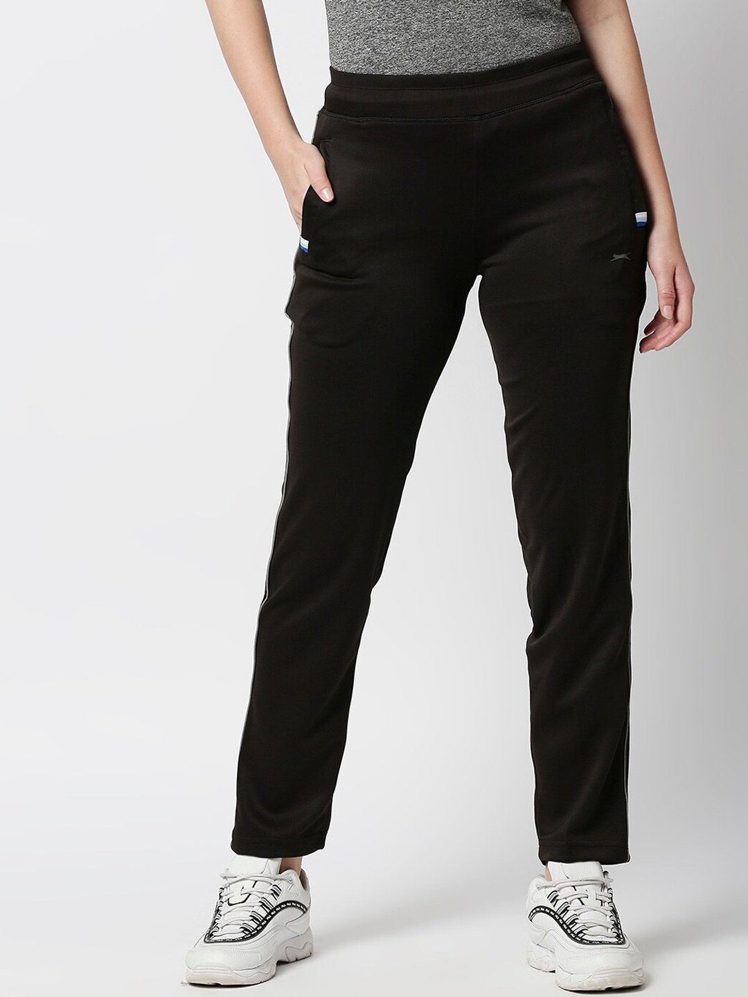 

Black Panther Women Black Solid Track Pants