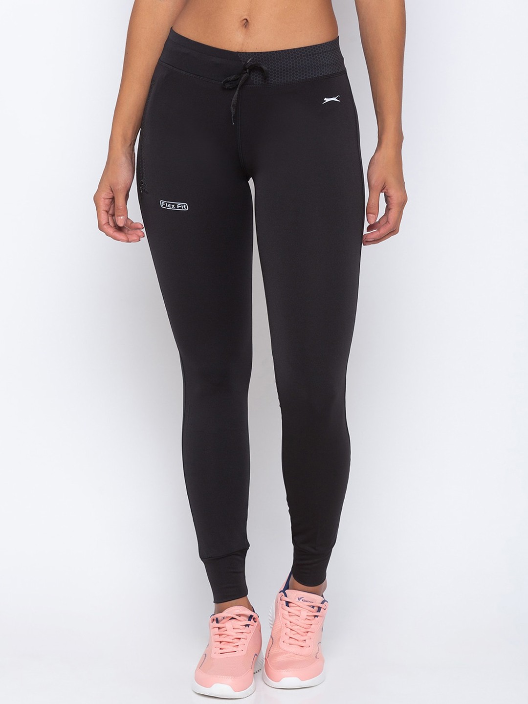 

Black Panther Women Black Solid Slim Fit Joggers